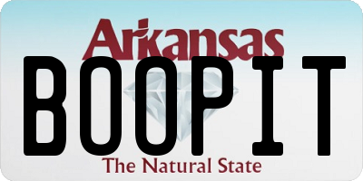 AR license plate BOOPIT