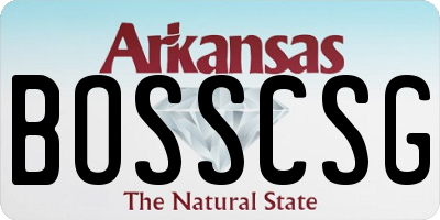 AR license plate BOSSCSG