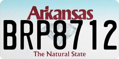 AR license plate BRP8712