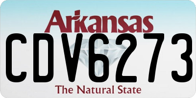 AR license plate CDV6273