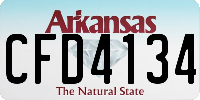 AR license plate CFD4134