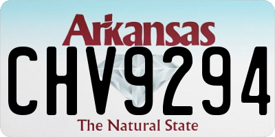 AR license plate CHV9294