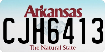 AR license plate CJH6413