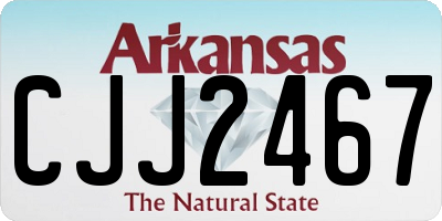 AR license plate CJJ2467