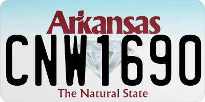 AR license plate CNW1690