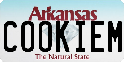 AR license plate COOKIEM