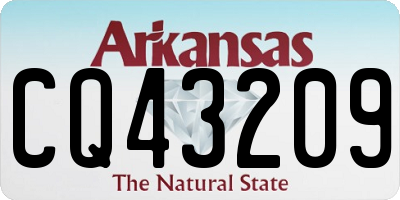 AR license plate CQ43209