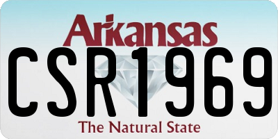 AR license plate CSR1969