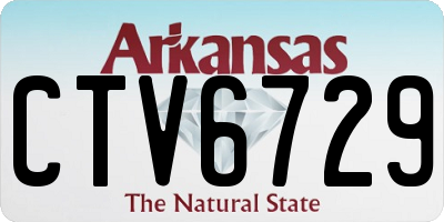 AR license plate CTV6729