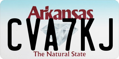 AR license plate CVA7KJ