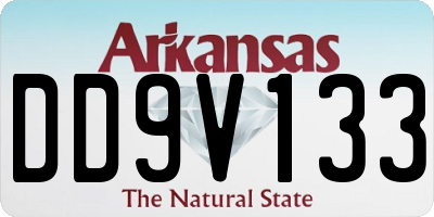 AR license plate DD9V133