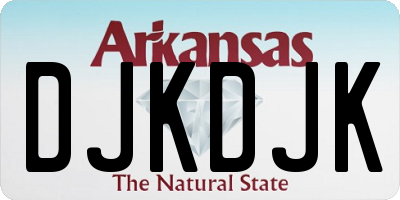 AR license plate DJKDJK