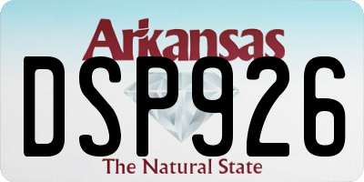 AR license plate DSP926