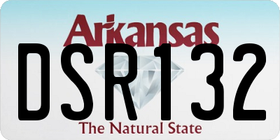 AR license plate DSR132