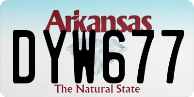 AR license plate DYW677