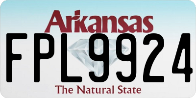 AR license plate FPL9924