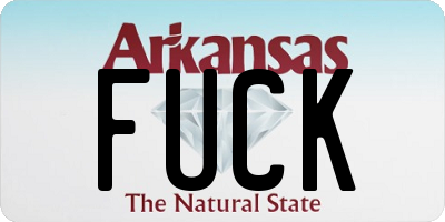 AR license plate FUCK