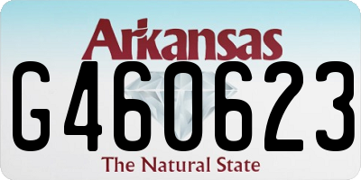 AR license plate G460623