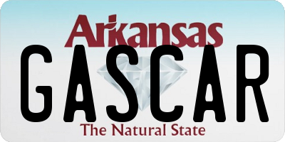 AR license plate GASCAR