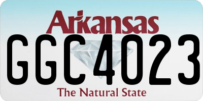 AR license plate GGC4023