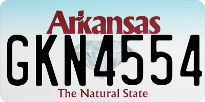 AR license plate GKN4554