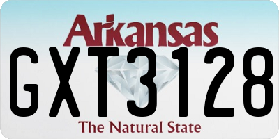 AR license plate GXT3128