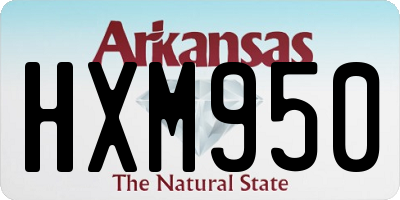 AR license plate HXM950