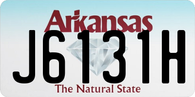 AR license plate J6131H