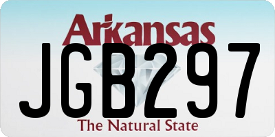 AR license plate JGB297