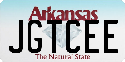 AR license plate JGTCEE