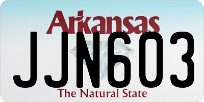 AR license plate JJN603