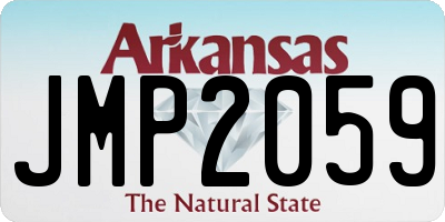 AR license plate JMP2059