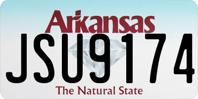 AR license plate JSU9174