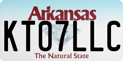 AR license plate KT07LLC