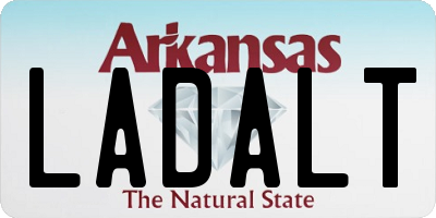 AR license plate LADALT