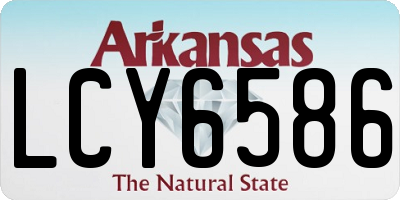 AR license plate LCY6586