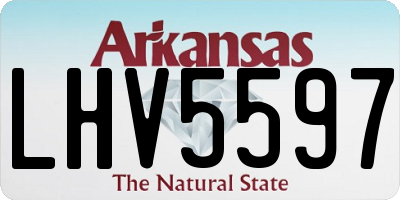AR license plate LHV5597