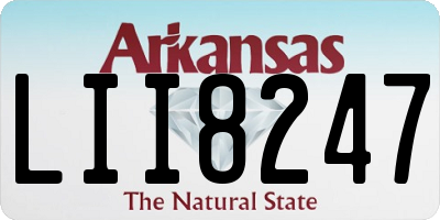 AR license plate LII8247