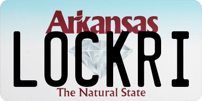 AR license plate LOCKRI