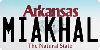 AR license plate MIAKHAL