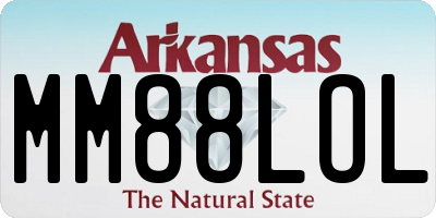 AR license plate MM88LOL