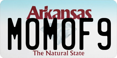 AR license plate MOMOF9