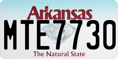 AR license plate MTE7730