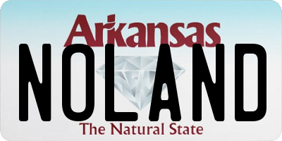 AR license plate NOLAND