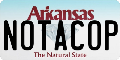 AR license plate NOTACOP