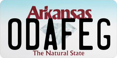 AR license plate ODAFEG