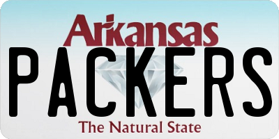 AR license plate PACKERS