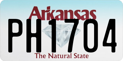 AR license plate PH1704