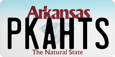 AR license plate PKAHTS