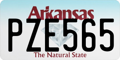 AR license plate PZE565